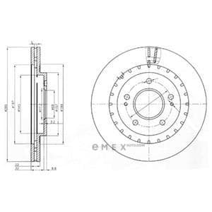 OEM BRAKE DISC (DOUBLE PACK) BG3814