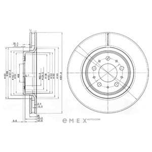 OEM BRAKE DISC (DOUBLE PACK) BG3418