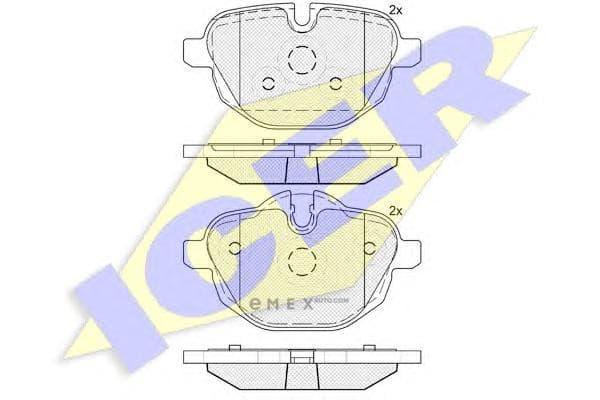 OEM PAD KIT, DISC BRAKE 182004