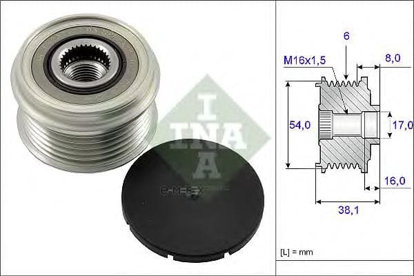 OEM PULLEY ROLLER ASSY 535006310