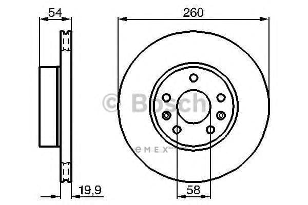 OEM BREMSSCHEIBE 0986478218