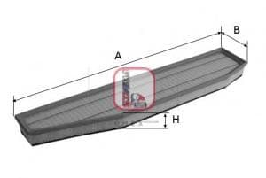 OEM FILTER ASSY, AIR ELEMENT S3395A