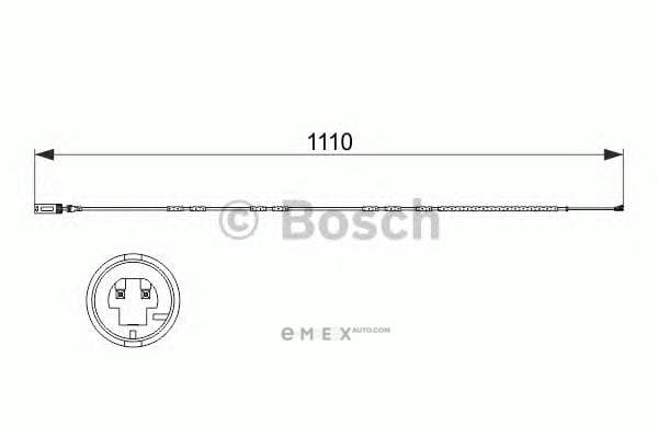 OEM SENSOR ASSY, BRAKE PAD WEAR 1987473515