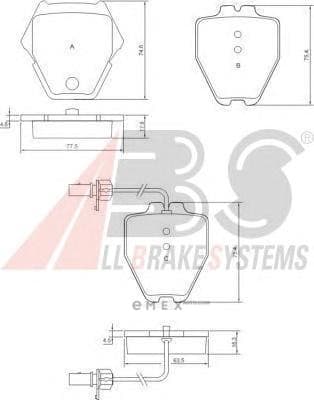 OEM Brake Pads/ABS 37448