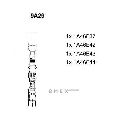 OEM WIRES FOR SPARK PLUGS 9A29