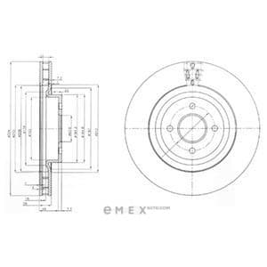 OEM BRAKE DISC (DOUBLE PACK) BG3852