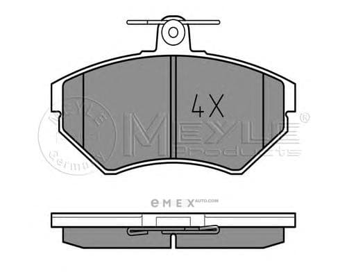 OEM DISC BRAKE PAD SET 0252194516