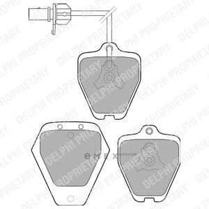 OEM BRAKE PAD AXLE SET LP1760