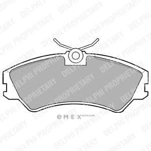 OEM BRAKE PAD AXLE SET LP668