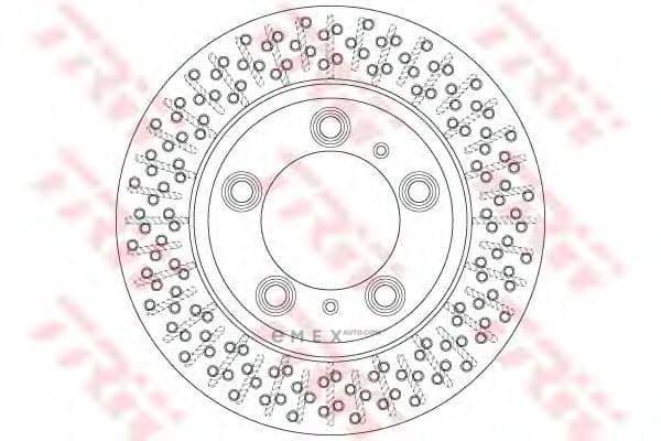 OEM PORSCHE BOXSTER BRAKE DISC DF6298S