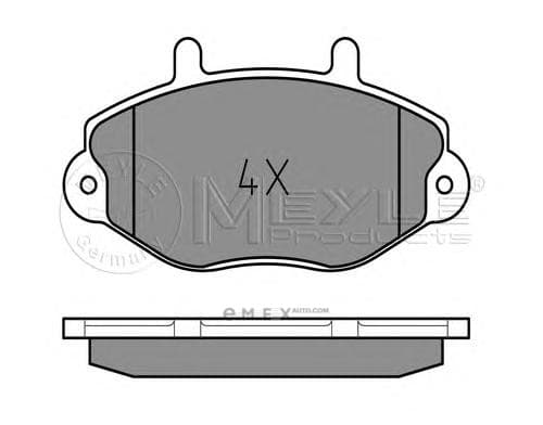 OEM DISC BRAKE PAD SET 0252146918