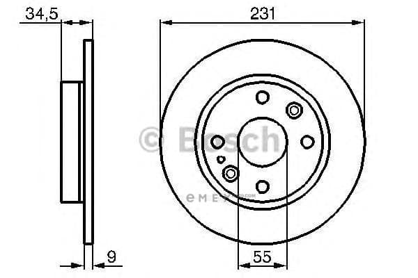 OEM BREMSSCHEIBE 0986478242