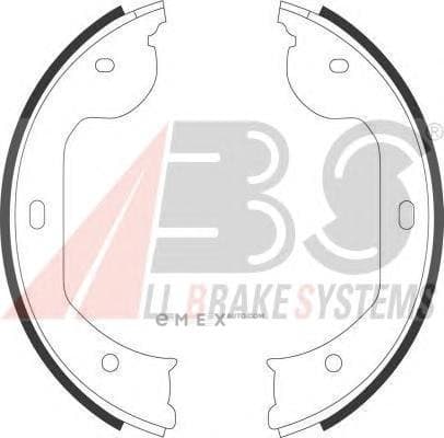 OEM Brake Shoes/ABS 9109