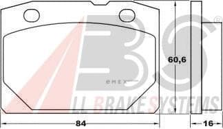 OEM Brake Pads/ABS 36080