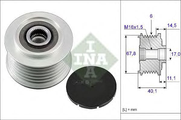 OEM PULLEY ASSY 535005210