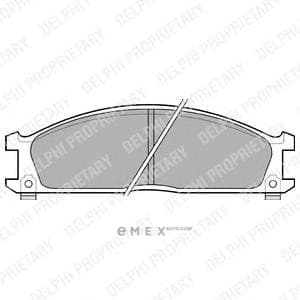 OEM BRAKE PAD AXLE SET LP543