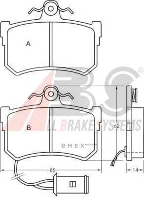 OEM Brake Pads/ABS 36645