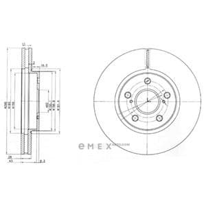 OEM BRAKE DISC (DOUBLE PACK) BG3735