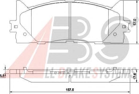 OEM Brake Pads/ABS 37677