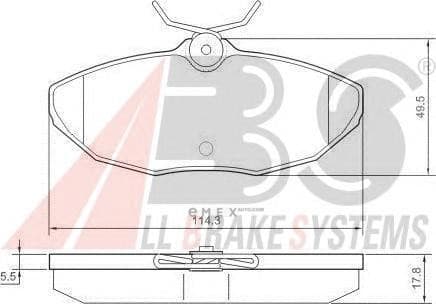 OEM Brake Pads/ABS 37178