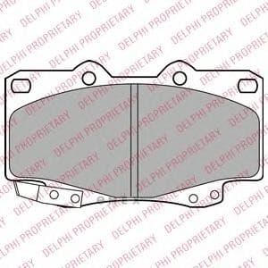 OEM BRAKE PAD AXLE SET LP2242