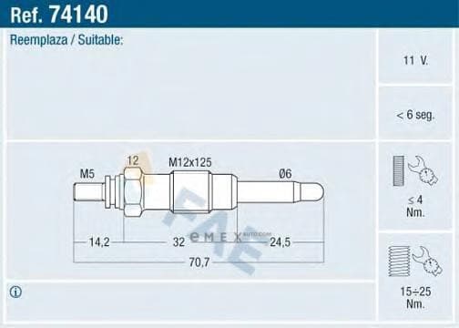 OEM SPARK PLUG 74140