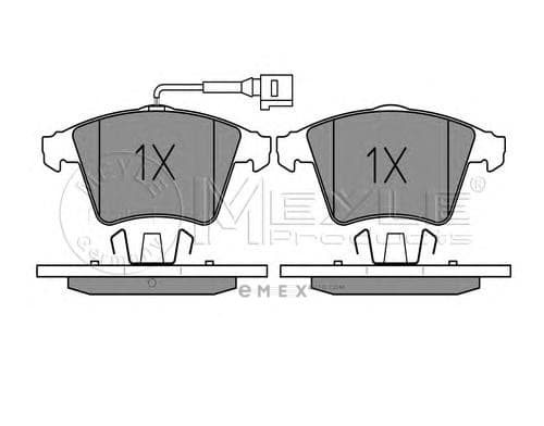 OEM PAD KIT, DISC BRAKE 0252374619W