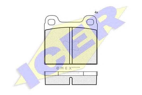 OEM VOLKSWAGEN,AUDI,BRAKE PAD 180169