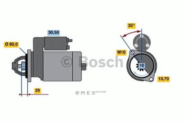 OEM ANLASSER I.A. 0986019500