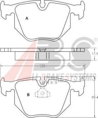 OEM PAD KIT, DISC BRAKE 36715