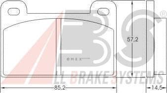 OEM Brake Pads/ABS 36372