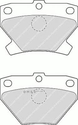 OEM PAD KIT, DISC BRAKE FDB1395