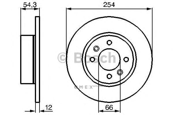 OEM BREMSSCHEIBE 0986478390