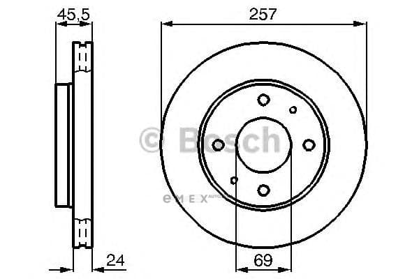 OEM BREMSSCHEIBE 0986478774