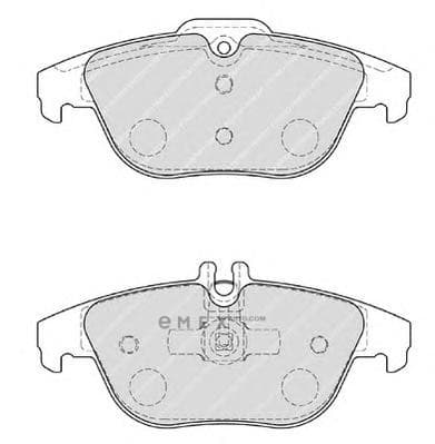 OEM PAD KIT, DISC BRAKE FDB1980