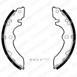 OEM BRAKE SHOE AXLE SET LS1336