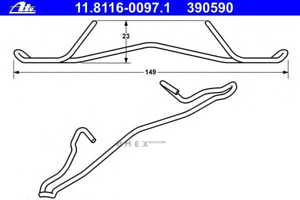 OEM SPRING, TENSION DRUM BRAKE 11811600971