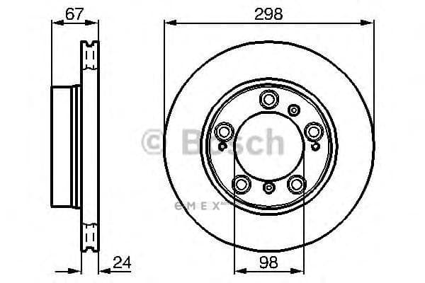 OEM BREMSSCHEIBEN 0986478477