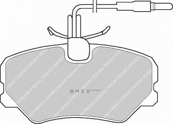 OEM PAD KIT, DISC BRAKE FDB540