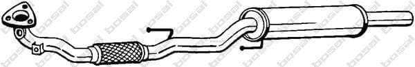 OEM EXHAUST PIPE, MUFFLER 281483