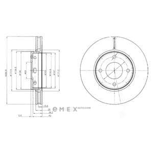 OEM BRAKE DISC (DOUBLE PACK) BG4127