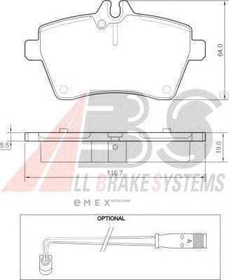 OEM Brake Pads/ABS 37456