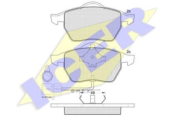 OEM AUDI-80QUATRO,94,100,D,A4,A6(FRT) 180808