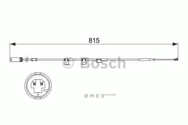 OEM BRAKE WEAR SENSOR FRT-R56 1987473524