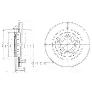 OEM BRAKE DISC (DOUBLE PACK) BG3525