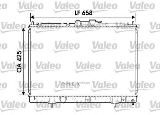 OEM RADIATOR ASSY, A/C 734198