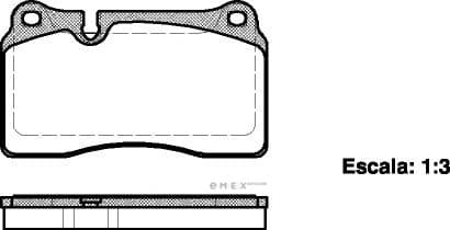 OEM Brake Pad Front 120000