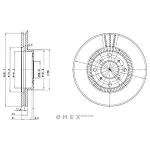 OEM BRAKE DISC (DOUBLE PACK) BG2815