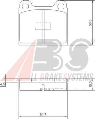 OEM Brake Pads/ABS 36088