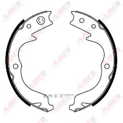 OEM SHOE KIT, DRUM BRAKE C07013ABE